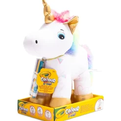 Crayola - Peluche Unicornio Colour Me Plush ㅤ