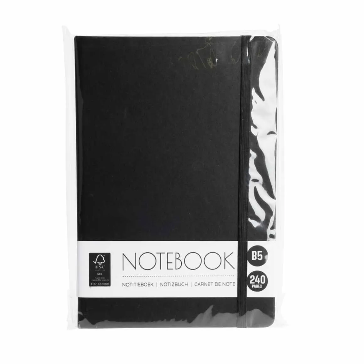 Cuaderno de notas 120 hojas - negro