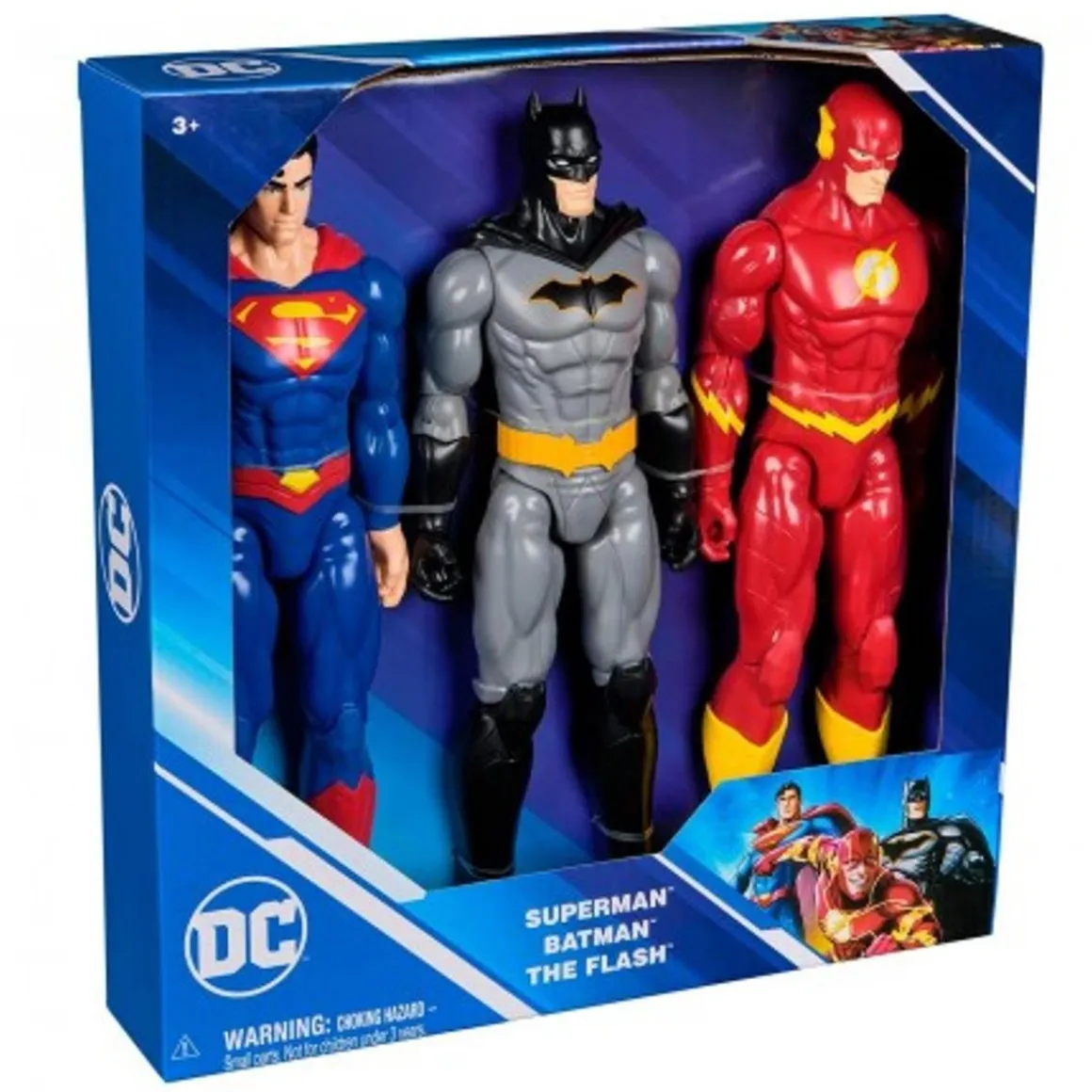 DC Cómics - Batman - Pack 3 figuras 30 cm de acción