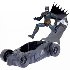 Dc comics - Batman - Set Batimóvil y figura de acción de Batman 30 cm ㅤ