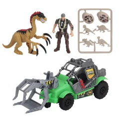 Dino Valley - Playset con vehículo