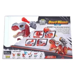 Dino Wars T-Rex electrónico con movimiento y lanzador ㅤ