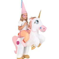 Disfraz a hombros de unicornio hinchable para niños Talla única