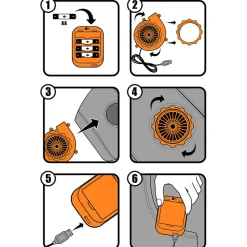 Disfraz a hombros de unicornio hinchable para niños Talla única