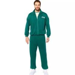 Disfraz adulto de jugador 456 de "El Juego del Calamar" - Talla L