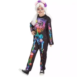 Disfraz Catrina Happy Flower Talla XS (5-6 años)