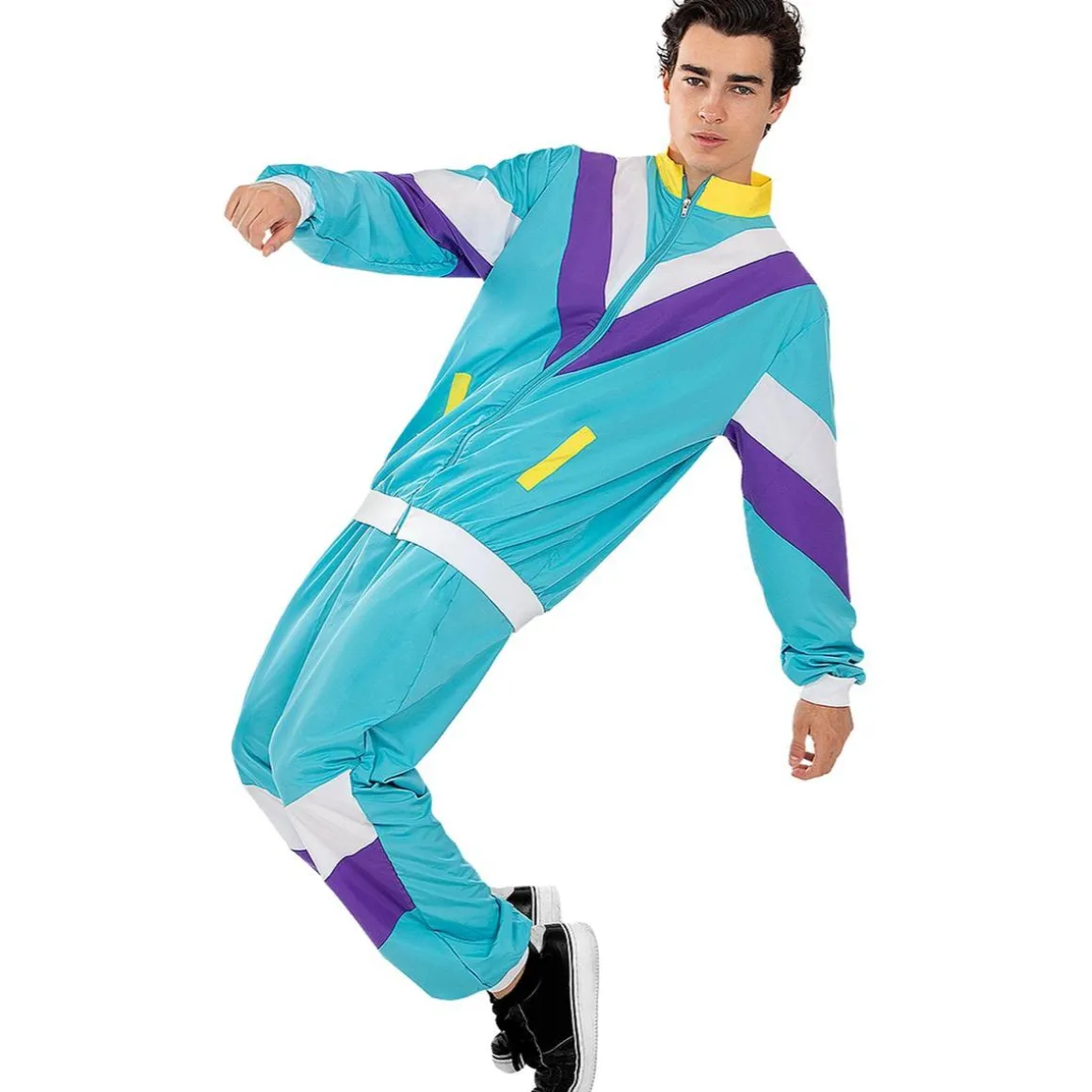 Disfraz chándal de los Años 80 para adulto M-L