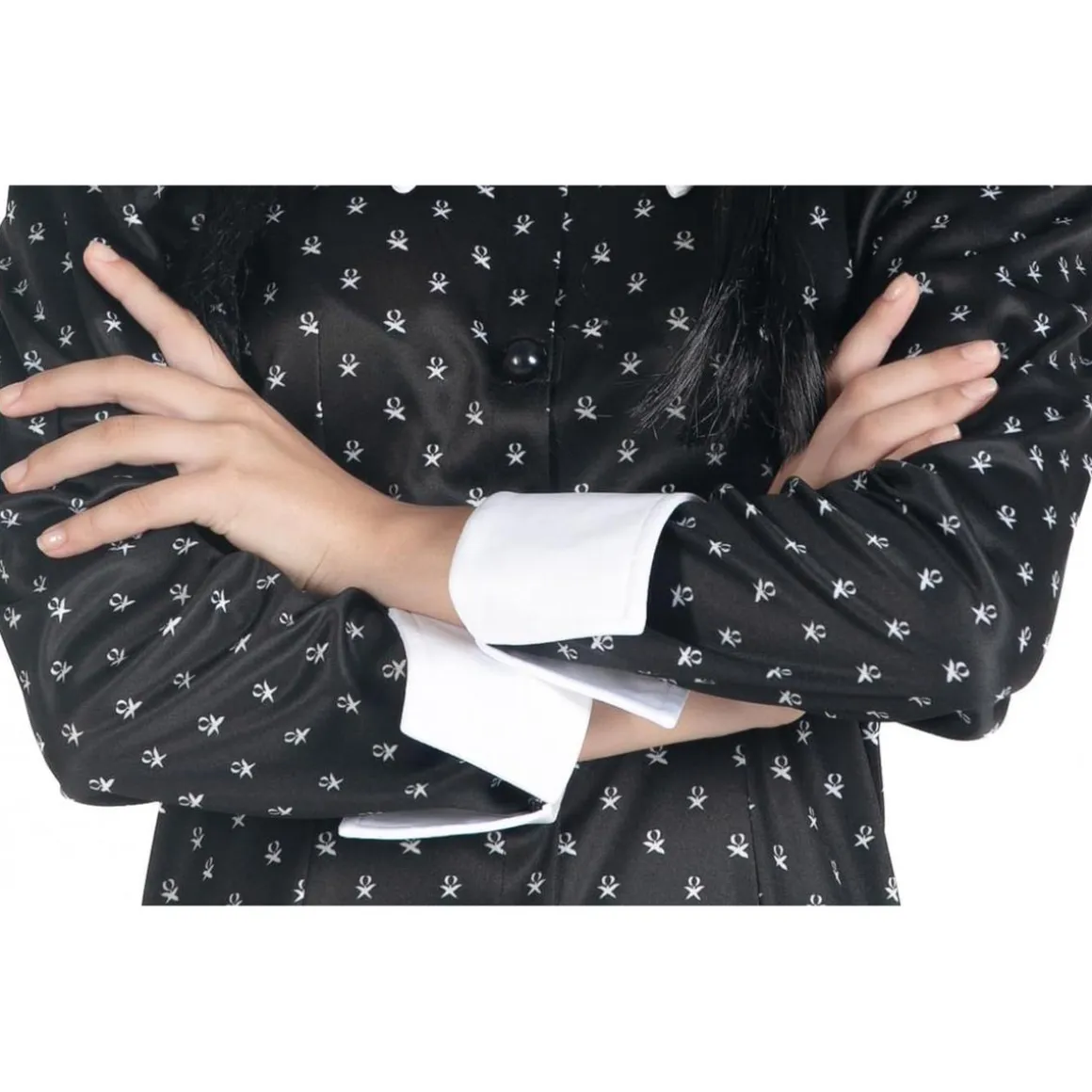 Disfraz Ciao de color negro y blanco, 140cm ㅤ