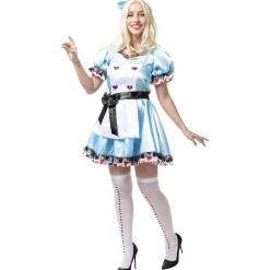 Disfraz de Alicia Deluxe para mujer S
