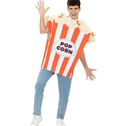 Disfraz de bolsa de palomitas para adulto Talla única