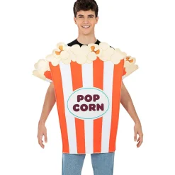 Disfraz de bolsa de palomitas para adulto Talla única