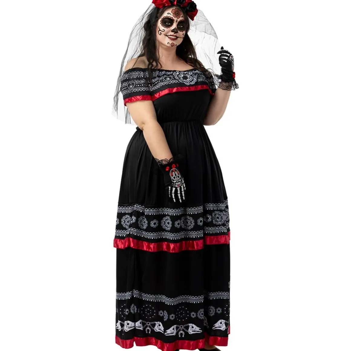 Disfraz de Catrina mujer XS