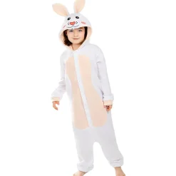 Disfraz de conejo onesie para niños 10-12 años