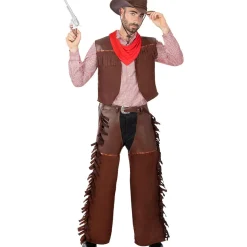 Disfraz de cowboy pistolero hombre L-XL