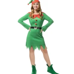 Disfraz de elfa duende mujer XL