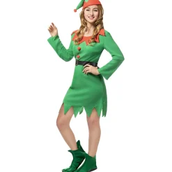 Disfraz de elfa duende mujer XL