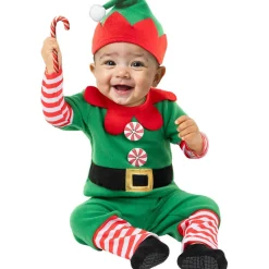 Disfraz de elfo navideño bebé 6-12 meses