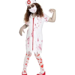 Disfraz de enfermera zombie niña 3-4 años