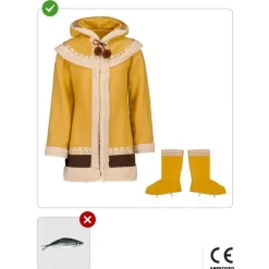 Disfraz de esquimal para mujer L