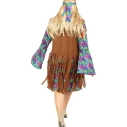 Disfraz de hippie para mujer XXL