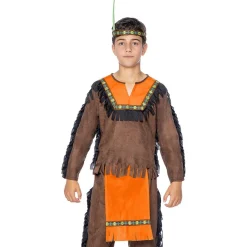 Disfraz de Indio Deluxe para niño 5-6 años