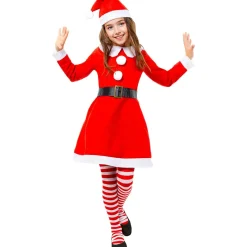 Disfraz de Mamá Noel niña 7-9 años