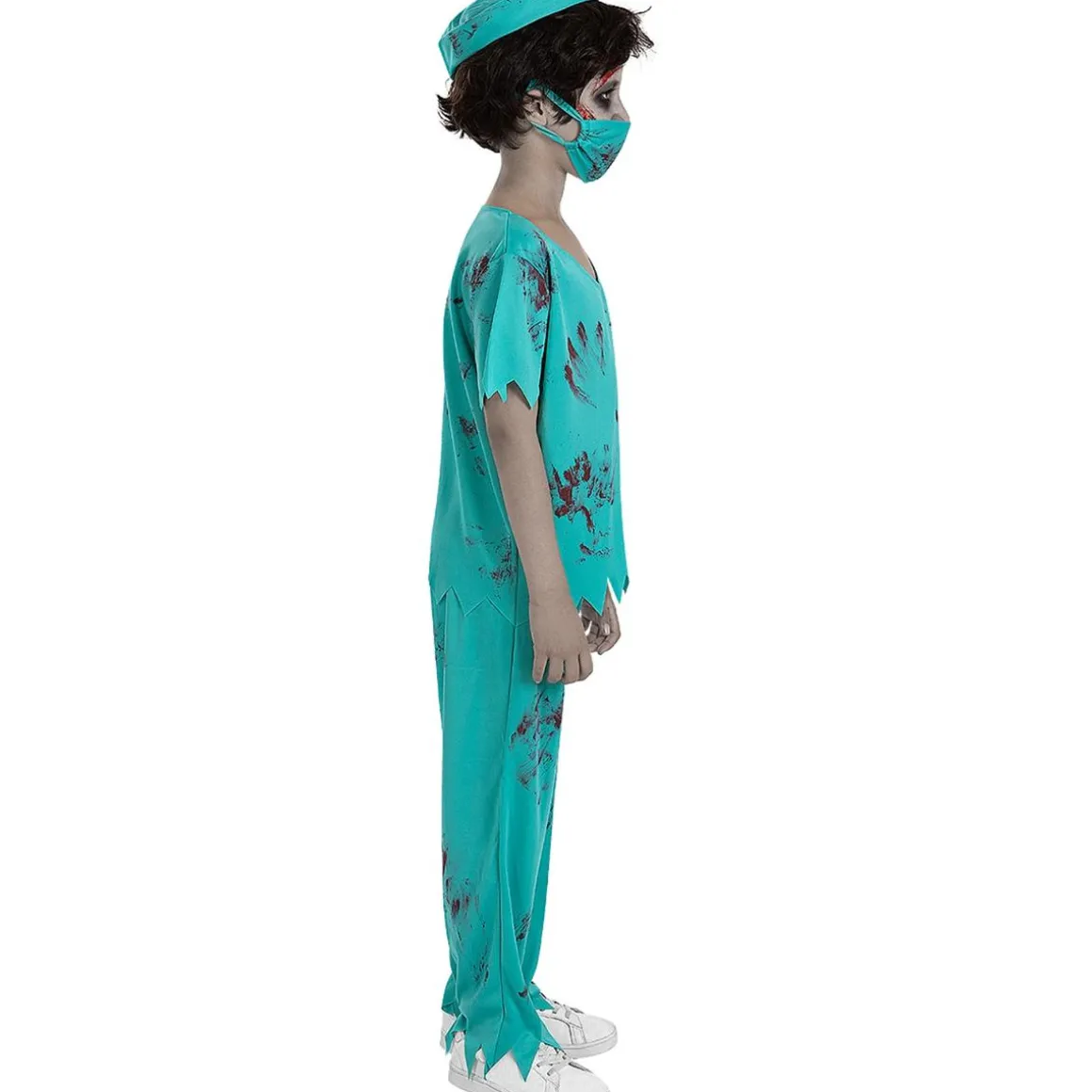 Disfraz de médico zombie niño 7-9 años