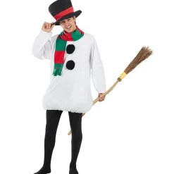 Disfraz de muñeco de nieve hombre M-L