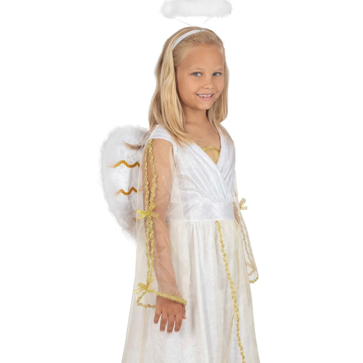 Disfraz de ángel Deluxe niña 3-4 años