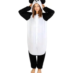 Disfraz de oso panda onesie para adulto S-M