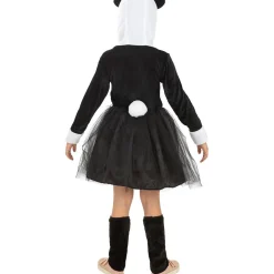 Disfraz de oso panda para niña 10-12 años