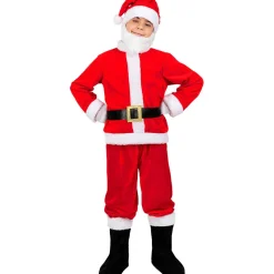 Disfraz de Papá Noel Deluxe niño 10-12 años