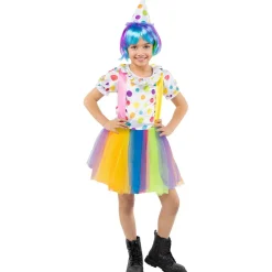 Disfraz de payasa para niña 3-4 años