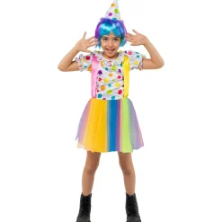 Disfraz de payasa para niña 10-12 años