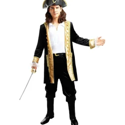 Disfraz de pirata deluxe para hombre - Colección colonial XL