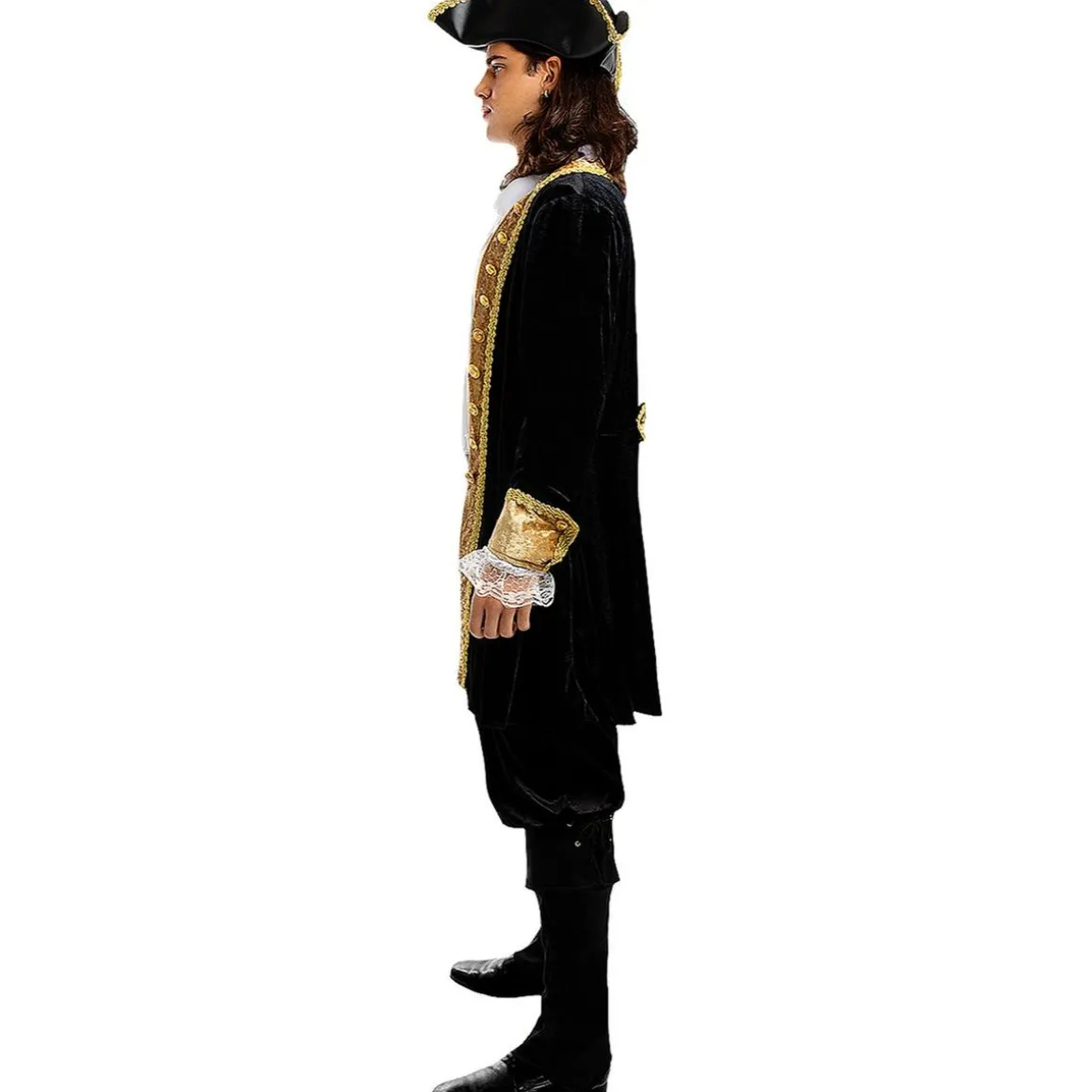 Disfraz de pirata deluxe para hombre - Colección colonial XL