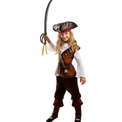 Disfraz de pirata para niña - Colección Caribe 7-9 años