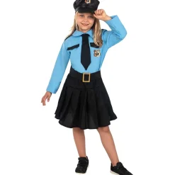 Disfraz de policía azul niña 3-4 años