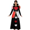 Disfraz de Reina de corazones clásico para mujer XXL