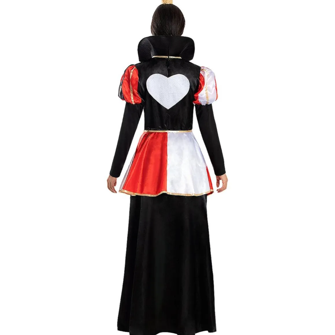 Disfraz de Reina de corazones clásico para mujer XXL