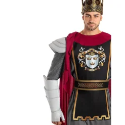 Disfraz de rey Arturo Deluxe para hombre L