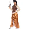 Disfraz de Steampunk largo para mujer XXL