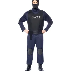 Disfraz de SWAT para hombre L
