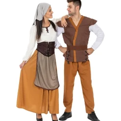 Disfraz de tabernero medieval para hombre XXL