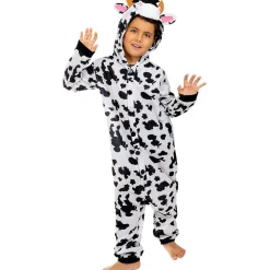 Disfraz de vaca onesie para niños 7-9 años