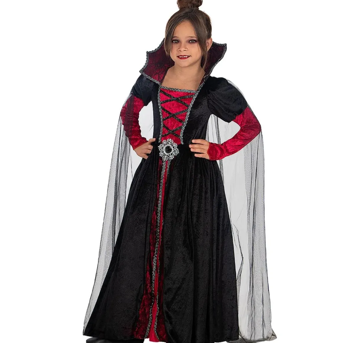 Disfraz de vampiresa deluxe niña 10-12 años