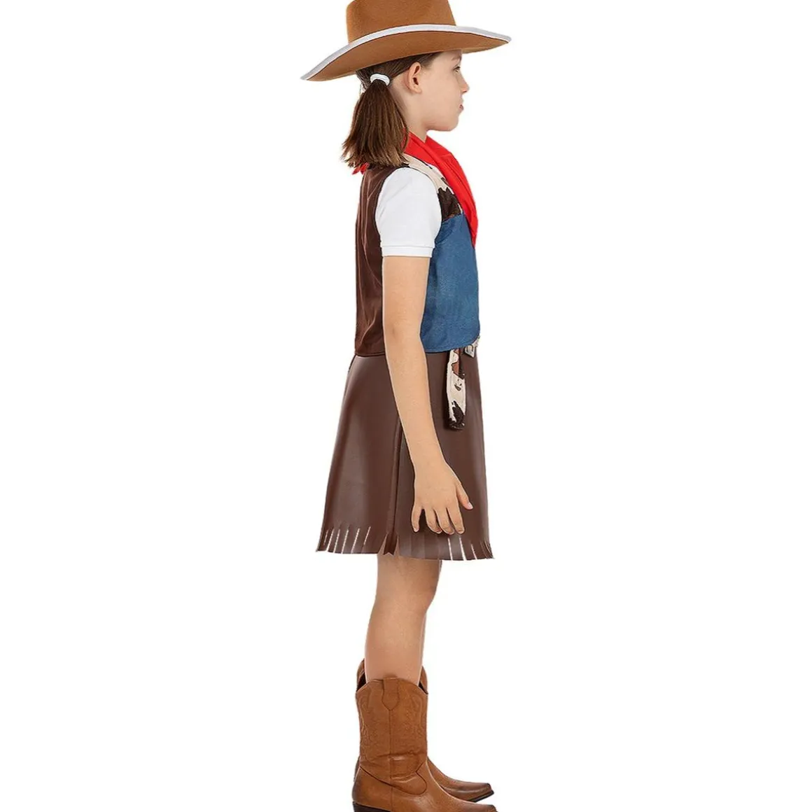 Disfraz de vaquera para niña 5-6 años