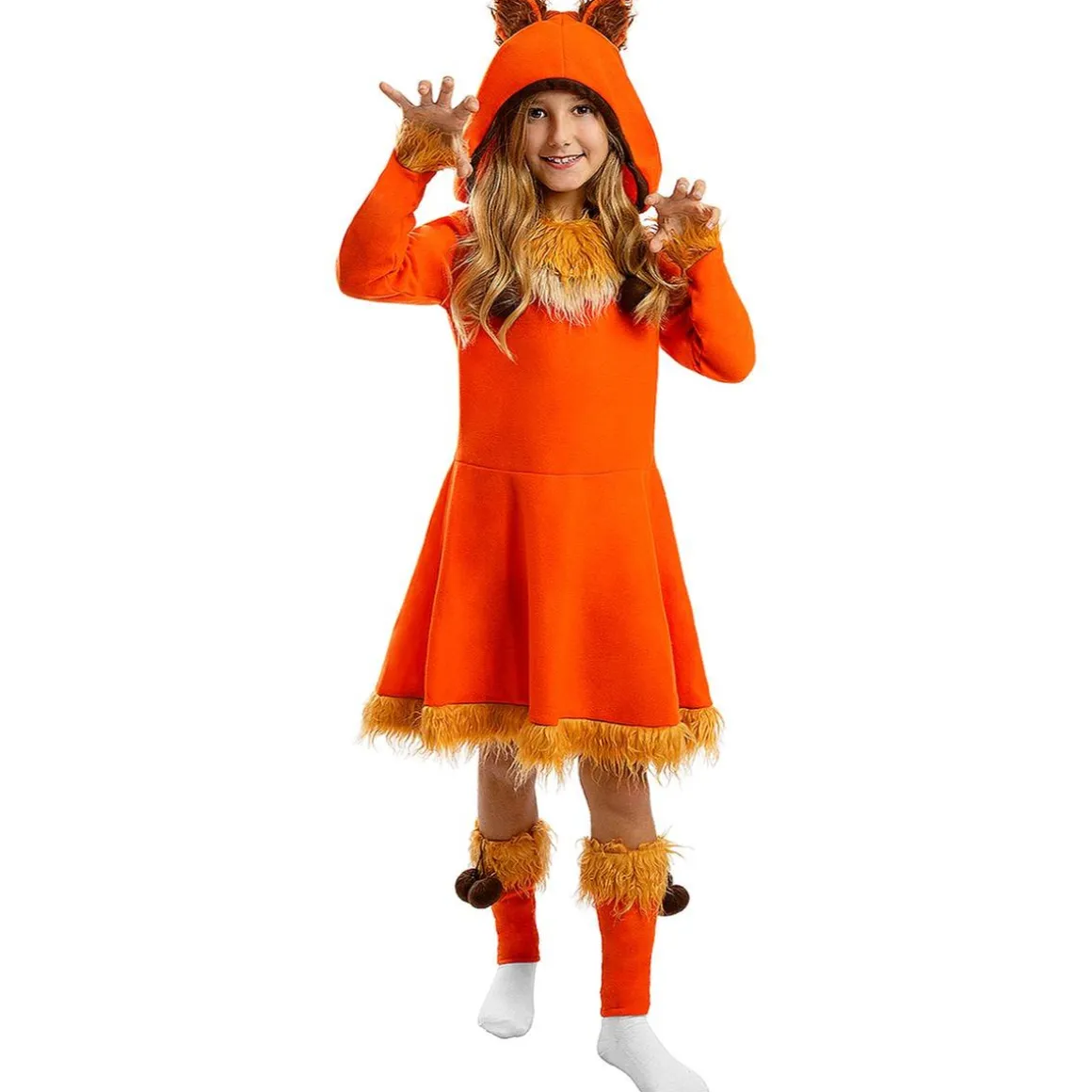 Disfraz de zorro para niña 7-9 años
