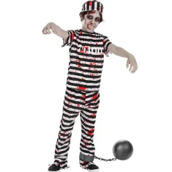 Disfraz infantil de Prisionero Zombie (7-9 años)