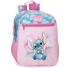 Disney - Mochila preescolar 28 cm adaptable a carro - Heart Stitch